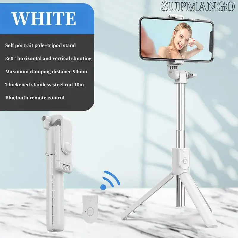Selfie Stick Tripod Extendable Wireless Bluetooth Remote Portable Smartphone Tripod Stand Mount for IOS Android Phone